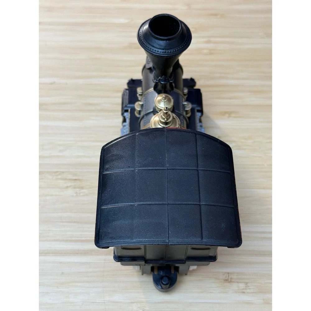 Disney Pixar Cars Muir Deluxe Train Engine Black Gold Steam Locomotive Toy